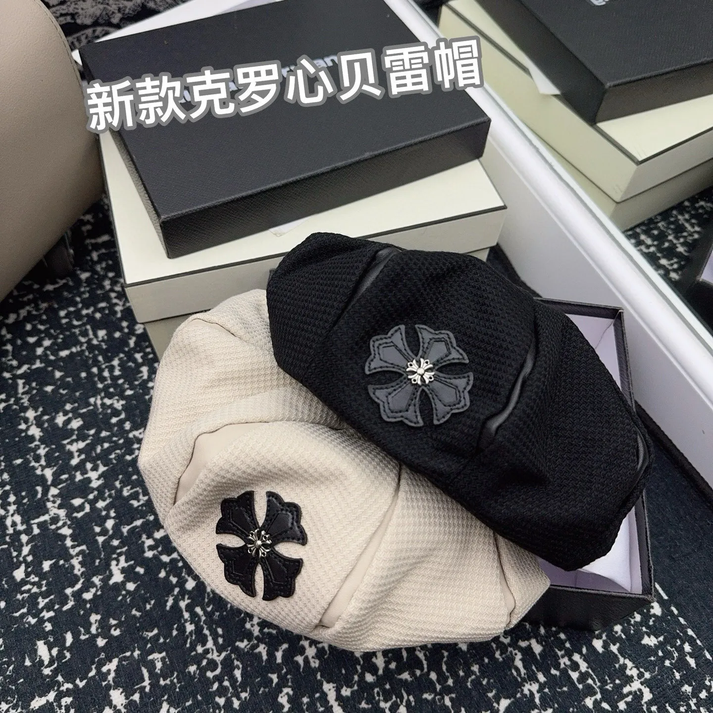 🆕 Croxin New Customized Beret Autumn and Winter Design Fabric Good Shape ✓
